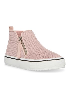Steve Madden Youth Girls JVICEY Knit Wedge Sneakers, 4M Big Kid