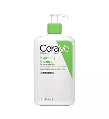 CeraVe Hydrating Cleanser with Hyaluronic Acid for Normal to Dry Skin 473ml