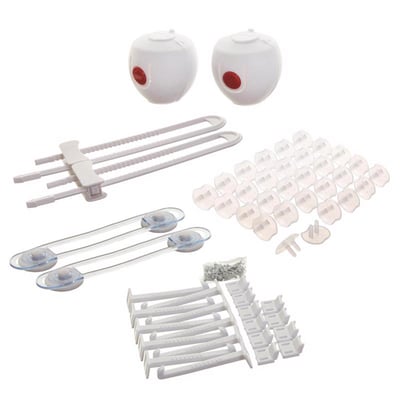 Dreambaby White Plastic Home Safety Basics Kit 46 pk