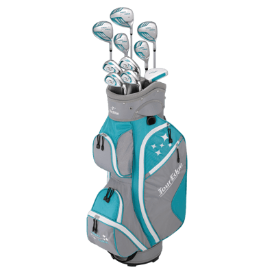Lady Edge Women's Full Complete Set - Turquoise/White - Tour Edge Golf Clubs