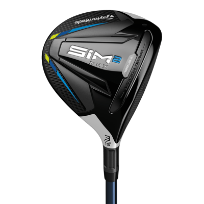 TaylorMade Men's SIM2 Max Fairway Wood Fujikura Ventus Blue Graphite 3 Regular Right 15.0