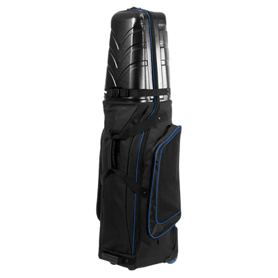 Bag Boy 2021 T-10 Hard Top Travel Cover, Black/Royal/Charcoal