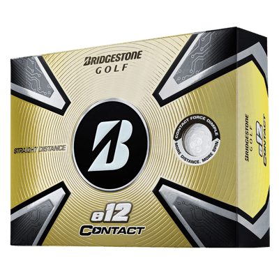 Bridgestone 2023 e12 Contact Golf Balls, Men’s, White