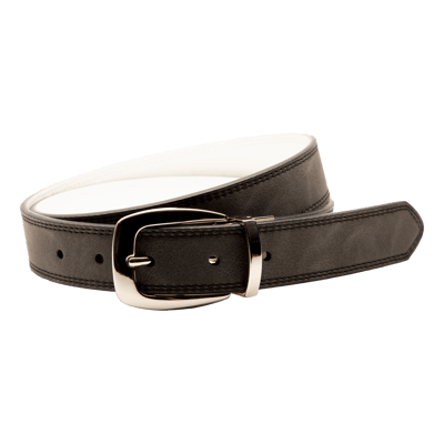 Reversible Leather Double Stitched Women's Belt