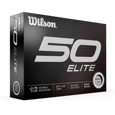 Wilson Fifty Elite Golf Ball White 12-Pack