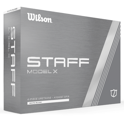 Wilson 2024 Staff Model X Golf Balls #1-#4 12-Ball Pack White