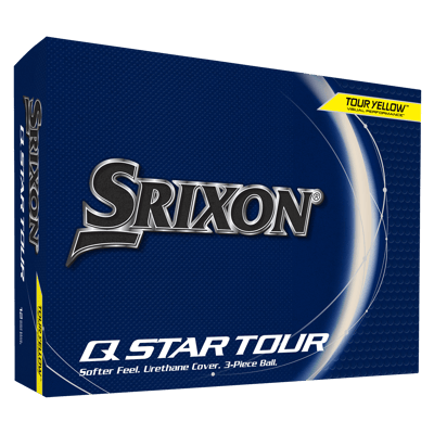 Q-STAR TOUR 5 2024 Golf Balls, Yellow - Srixon
