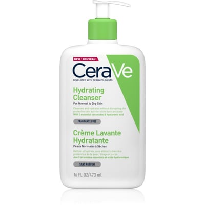 CeraVe Cleansers Hydrating Cleanser Reinigungsemulsion mit feuchtigkeitsspendender Wirkung 473 ml