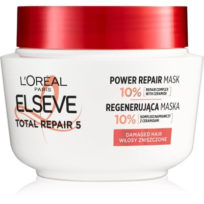 L’Oréal Paris Elseve Total Repair 5 regenerierende Maske für die Haare mit Keratin 300 ml