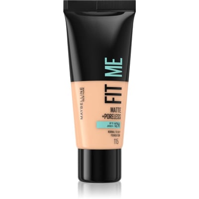 MAYBELLINE NEW YORK Fit Me! Matte+Poreless Mattierendes Make-up für die normale bis fettige Gesichtshaut Farbton 115 Ivory 30 ml