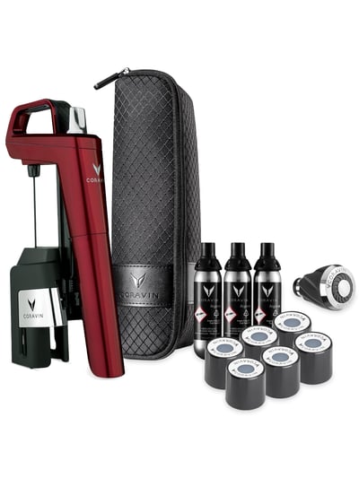 Coravin Timeless Three+ Wine Preservation System - Burgundy