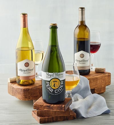 Harry & David™ Wine Duo With Royal Riviera™ Hard Pear Cider, Family Item Food Gourmet Beverages Wine Beer