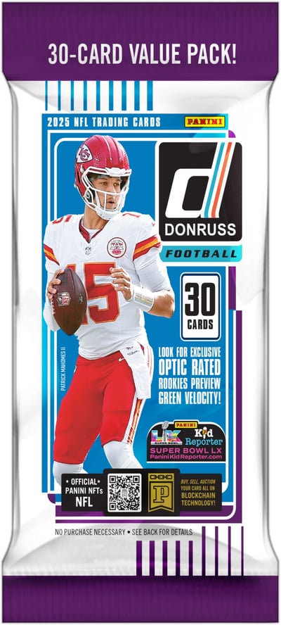 2025 Panini Donruss Football NFL Value Pack