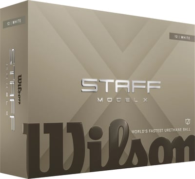 Staff Model X 2024 Golf Balls, Yellow - Wilson