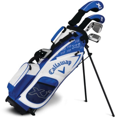 Callaway XJ 6-Piece Junior Complete Set – Level 2, White/Blue Golf Clubs
