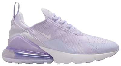 Nike Women's Air Max 270 Shoes, Size 8, Amethyst/White