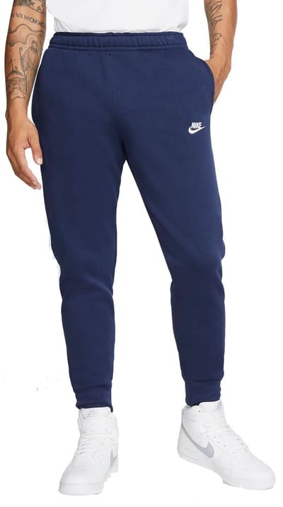 Nike Men's Sportswear Club Fleece Joggers, Small, Mdnght Nvy/Mdnght Nvy/Wht