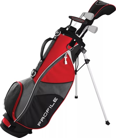 Wilson Profile Jgi Junior Right Hand Carry Complete Golf Set - S / Red - Red