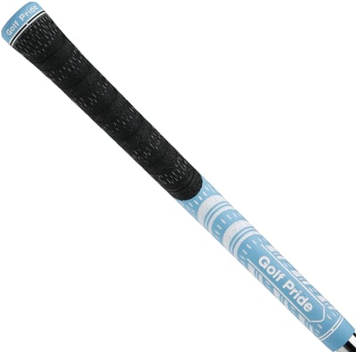 Golf Pride New Decade MultiCompound Teams Swing Grip, Light Blue/White