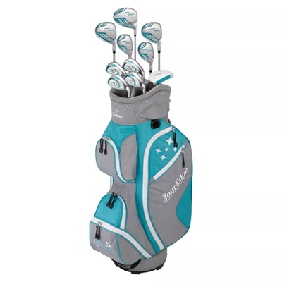 Lady Edge Women's Full Complete Set - Turquoise/White - Tour Edge Golf Clubs