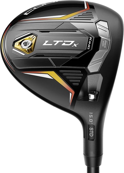 Cobra LTDx Fairway Wood, Left Hand, Men’s, Black/Gold