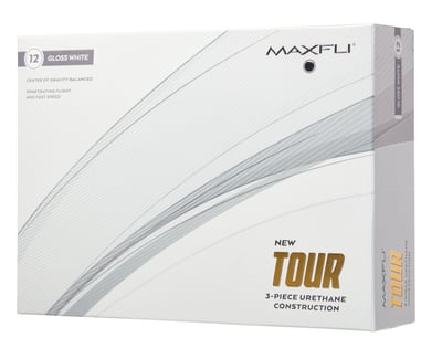 Maxfli 2023 Tour Golf Balls, Men’s, White