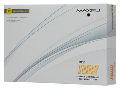 Maxfli 2023 Tour Golf Balls, Men’s, Yellow