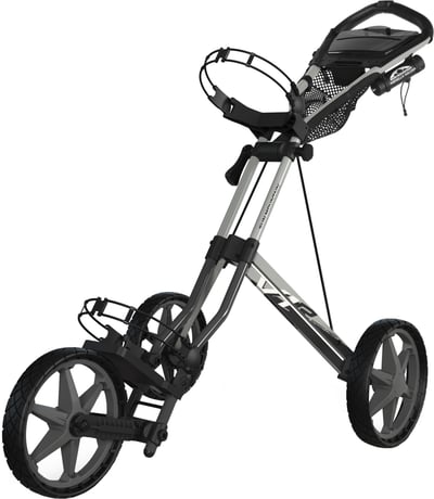 Sun Mountain 2022 Speed Cart V1R Golf Caddie, Steel/Platinum Gray