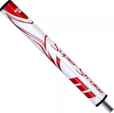 Zenergy Tour Putter Grip, White/Red, 2.0 - SuperStroke Golf Club