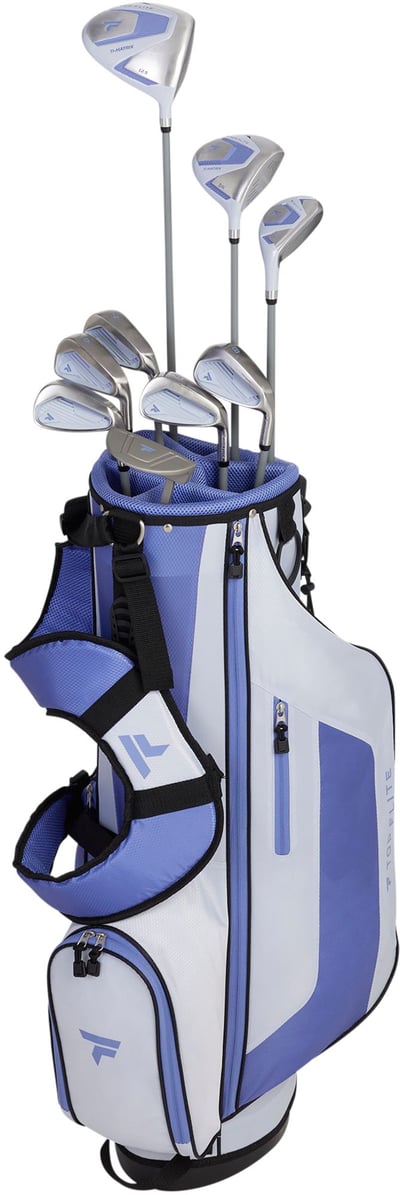 Top Flite Women’s 2024 XL 13-Piece Complete Set, Right Hand, Purple/White