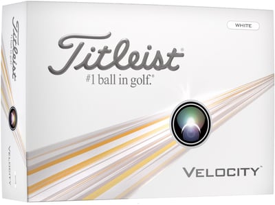 Titleist 2024 Velocity Golf Ball #1-#4 12-Ball Pack White