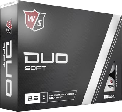 DUO Soft 2023 Golf Balls, White - Wilson