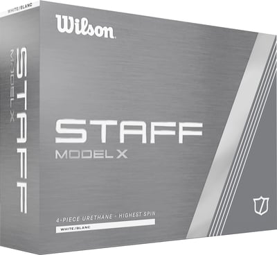 Staff Model X 2024 Golf Balls, White - Wilson