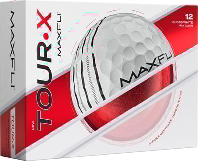 Maxfli Tour X Max Align Golf Balls, Men’s, White