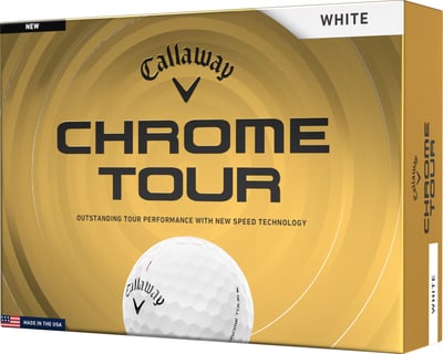 Callaway 2026 Chrome Tour Golf Balls, Men’s, White