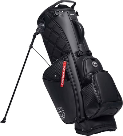 Ghost Golf 2025 Anyday 14-Way Stand Bag, Men's, Black/Carbon Fiber