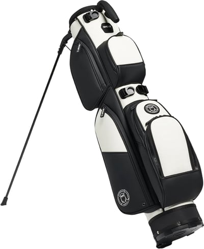 Ghost Golf 2025 Weekender Stand Bag, Men’s, Black/White