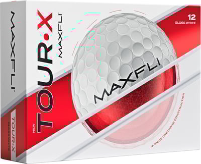 Maxfli Tour X Special Play Number Golf Balls, Men’s, Size 13, White