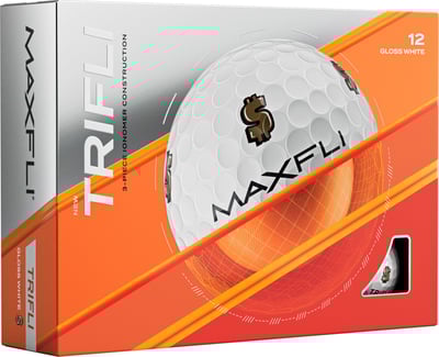 Maxfli TriFli All-Over Golf Balls, Men’s, Money