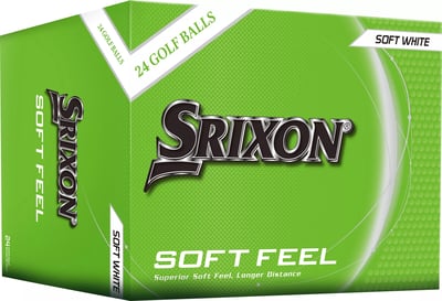 Srixon 2025 Soft Feel Holiday Box Golf Balls - 2 Dozen, Men's, White