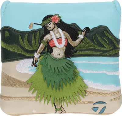 TaylorMade Island Time Mallet Putter Headcover, Blue