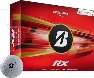Bridgestone 2026 Tour B RX Golf Balls, Men’s, White