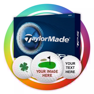 TP5 2024 Personalized Golf Balls, White - TaylorMade