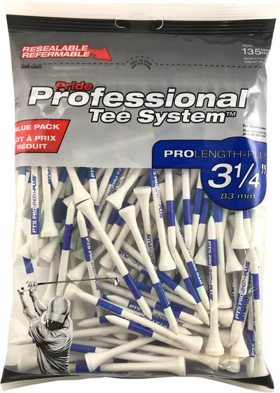 Pride Sports Pride Golf ProLength 3-1/4″ Tees 135-Pack