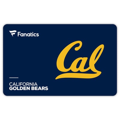 First Data Cal Bears Fanatics eGift Card ($10 - $500)
