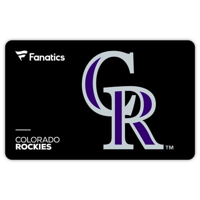 First Data Colorado Rockies Fanatics eGift Card