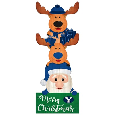 Fan Creations BYU Cougars 31'' Santa Stack Leaner