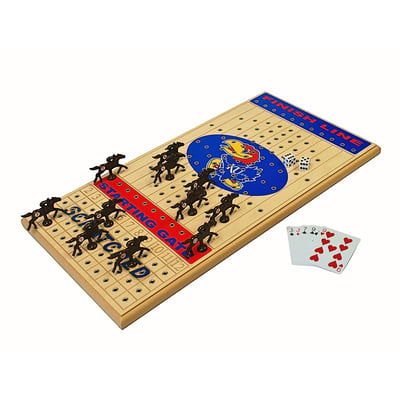 Across the Board Kansas Jayhawks Maple Horseracing Gametop