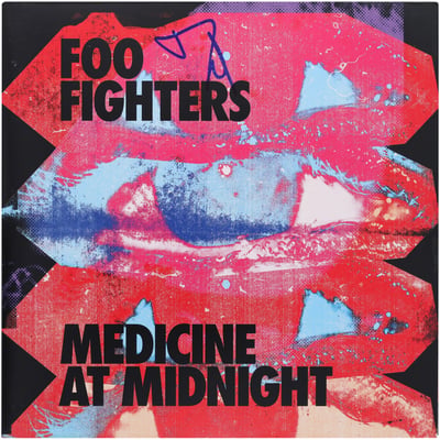 Fanatics Authentic Dave Grohl Foo Fighters Autographed Medicine At Midnight Album - BAS