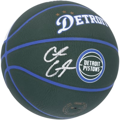 Fanatics Authentic Cade Cunningham Detroit Pistons Autographed Wilson City Edition Collectors Basketball